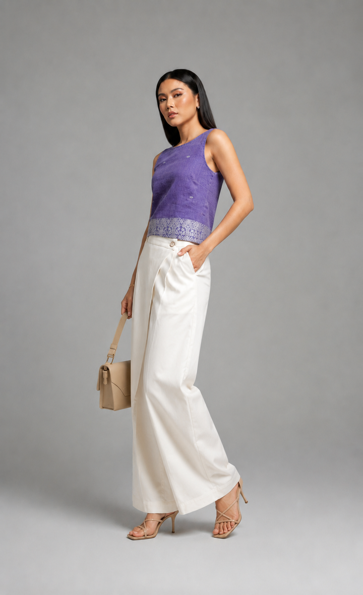 Assamese Top - Purple