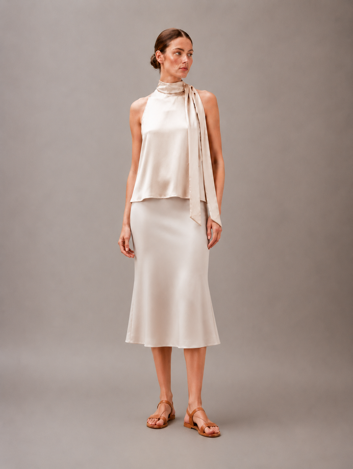 Aurora skirt - champagne
