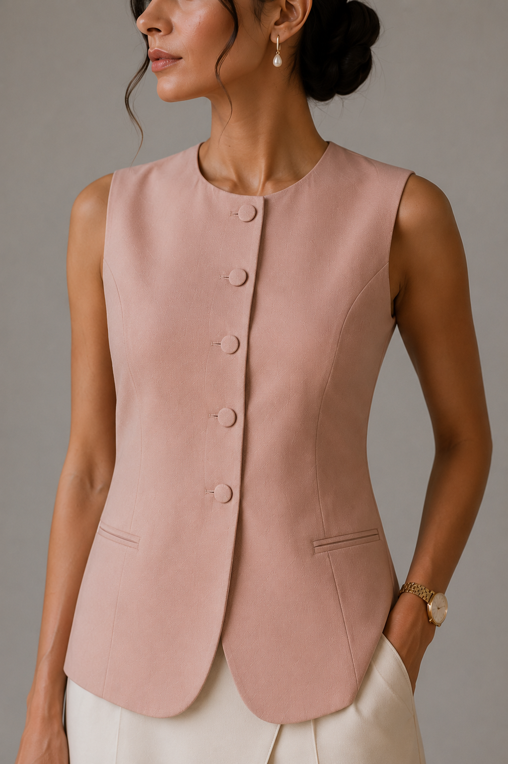 Waistcoat - pink