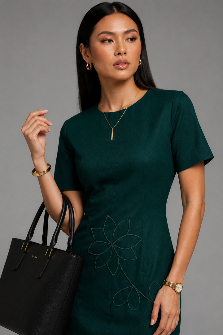 Teal dress